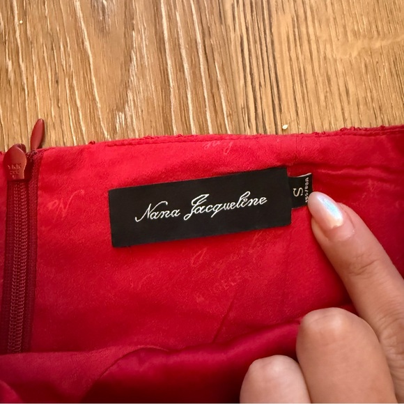 Nana Jacqueline Red Airina Dress - Picture 7 of 8